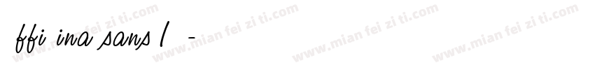 Officina sans ITC字体转换